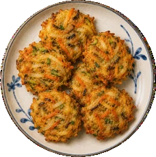 Bánh Rau Củ Chiên — Groentenkoekjes